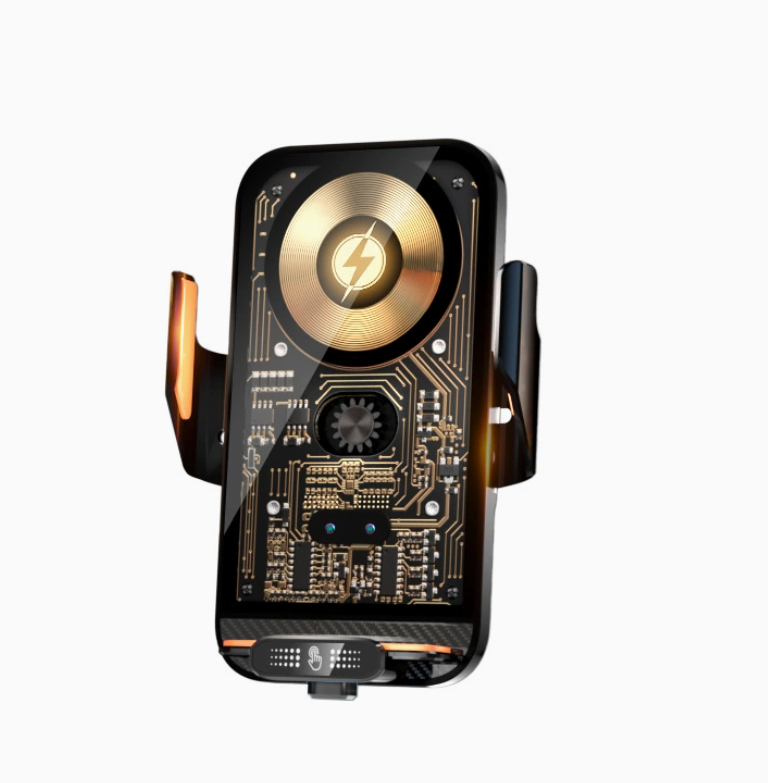 Intelligent Auto-Clamping Wireless Car Charger Mount